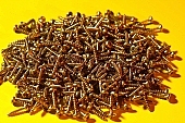 screw, spiral, thread, gold, washer, lashing, shackle, clip, iron, metal, steel, screw on, screw-eye, screw-thread, screwdriver, screw-nail, right screw, left, right-hand, left-hand, worm, color, colour, still-life, group, batch, background, industry, metalworking, industrial, particular branch, industries, fixed, stationary, , a lot of, texture, surface, yellow, red, white, light, female screw, to screw a piece home, aim, mechanics, picture, image, scenery, images, pictures, photo, foto, photos, photography, photographies, cuprum, CD 0020, Kiss Lszl, Lszl Kiss