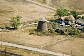 windmill, farmhouse, mill, revolving energy, Piroska, homestead, farm, Piroska-windmill, Szekkutas, shingle, art relic, national monument, rye, brick, flour, sleet, to grind, to mill, millstone, grindstone, barley, core, millet, grind, milling, miller, chaff, wheat, gearing, shoot, Csongrad county, grain, house, wind, green, garden, recreation, relaxation, repose, rest, silence, quiet, orchard, houses, road, carriageway, bread, fence, tree, trees, air photograph, air photo, air photos, aerials, birds eye view, of birds eye view, building, buildings, everyday life, at home, countryside, plan, air, aerial, square, plot, development, beauty, beautiful, pretty, white, blue, brown, yellow, flat, gray, dirt road, sand, lowland, inordinate, regular, refuse, CD 0029, Kiss Lszl, Lszl Kiss