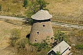 Piroska-windmill, Szekkutas, shingle, art relic, national monument, Piroska, brick, windmill, mill, revolving energy, flour, sleet, to grind, to mill, farmhouse, homestead, farm, Csongrad county, rye, millstone, grindstone, barley, core, millet, grind, milling, miller, chaff, wheat, gearing, shoot, grain, house, wind, green, garden, recreation, relaxation, repose, rest, silence, quiet, orchard, houses, road, carriageway, bread, fence, tree, trees, air photograph, air photo, air photos, aerials, birds eye view, of birds eye view, building, buildings, everyday life, at home, countryside, plan, air, aerial, square, plot, development, beauty, beautiful, pretty, white, blue, brown, yellow, flat, gray, dirt road, sand, lowland, inordinate, regular, refuse, CD 0029, Kiss Lszl, Lszl Kiss