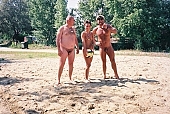 naturist, nudist, naturism, nudism, fkk, INF, naturist friend, naturist friends, naturist beach, nudist camp, naked, stripped, in a state of nature, in the buff, in the nude, unclad, man, woman, sport, sand, beach volleyball, game, Delegyhaza, CD 0094
