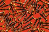 screw, washer, lashing, shackle, clip, iron, metal, steel, spiral, thread, gold, industry, industrial, screw on, screw-eye, screw-thread, screwdriver, star screw-driver, screw-nail, right screw, left, right-hand, left-hand, worm, still-life, group, batch, background, metalworking, particular branch, industries, fixed, stationary, , a lot of, texture, color, colour, surface, blue, red, yellow, orange, light, female screw, to screw a piece home, aim, mechanics, picture, image, scenery, images, pictures, photo, foto, photos, photography, photographies, CD 0020, Kiss Lszl, Lszl Kiss