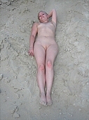 naturism, nude, nudity, naked girl, in the sand, lay, laid, photo, foto, taking photographs, adjusment, young, girl, nudist, naturist, sand-pit, young girl, nudism, woman, young woman, thin, wispy, pretty, attitude, pose, posture, sand, naked, stripped, in a state of nature, in the buff, in the nude, Balaton, Balatonakali, Delegyhaza, Hungary, unclad, fkk, to get taken, summer, warm, sunshine, CD 0037
