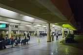 terminal, passengers, waiting, airport, airfield, drome, flying field, change, transfer, offset, start, setout, packet, packets, passenger trade, passport, blue, yellow, glazed tile, tiles, people, negro, black, man, woman, scale, stairway, newsagent, traveling, transportation, on holiday, Dominican Republic, Puerto Plata, passenger, CD 0031, Kiss Lszl, Lszl Kiss