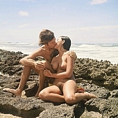 naturism, recreation, family, naturist couple, naturist family, joung naturists, hand in hand, kiss, young nudists, joung fkk, fkk, naked, stripped, unclothed, INF, NFN, adult, woman, man, tenderness, fondness, silence, quiet, peace, affection, liking, love, nature, in the nature, red, green, field, grass, yellow, white, Hawaii, club, naturist, naturist lady, nudist, nudist lady, swing, pie in the sky, naturist man, naturist woman, naturist girl, nudist girl, unclad, sky, blue, beach, coast, holidays, traveling, relaxation, repose, rest, reformation, reform, rejuvenation, delight, zest for life, laughing, laugh, smile, happy, beauty, beautiful, pretty, sunlight, warm, water, sea, billows, deep, way, countenance, look, pair, arts, CD 0019