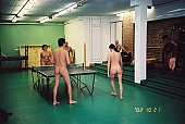 mixed doubles, naturism, team game, naked sportsman, naturists, women, gents, men, game, naked players, nudist programme, naturist, nudist, nudism, naturist programme, sporting, wall bars, fkk, INF, couple, competition, table tennis, pingpong, sportive, team, groups, naked, stripped, unclothed, in a state of nature, in the buff, in the nude, nude, body, man, woman, gymnastics, sport, gymnasium, gymnasia, training, recreation, relaxation, repose, rest, entertainment, table-tennis bat, naturist girl, elte, Budapest, CD 0065