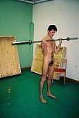naturist man, weight, weight-lifting, naturist, nudist, naturist friends, game, fkk, INF, naturism, nudism, naked, stripped, unclothed, in a state of nature, in the buff, in the nude, nude, body, man, woman, gymnastics, sport, gymnasium, gymnasia, training, team, recreation, relaxation, repose, rest, entertainment, naturist girl, elte, Budapest, CD 0065