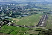 airport, airfield, drome, flying field, airphotograph, aerial, Szeged, new, concrete, traffic circle, road, field, strip, tarmac, runway, flare path, aeroplane, aircraft, airplane, can, plane, lights, glider, sail plane, sailplane, motor-driven, airliner, agricultural land, flying, transportation, air, salvage, control tower, SAR, grassy, soddy, parachuting, chuting, jumping, parachute, concrete road, airstrip, aerials, air photos, Kiss Lszl, Lszl Kiss